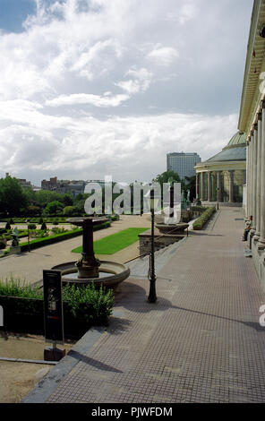 Der botanische Garten in Saint-Josse-ten-Noode; Brüssel (Belgien, 19/08/2004) Stockfoto