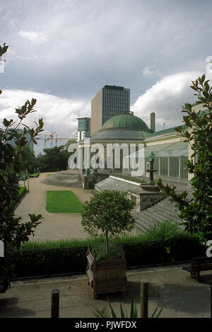 Der botanische Garten in Saint-Josse-ten-Noode; Brüssel (Belgien, 19/08/2004) Stockfoto