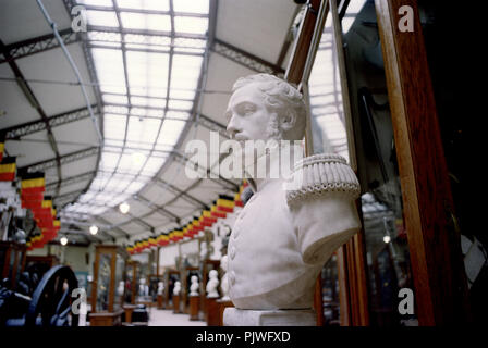 Das königliche Museum der Streitkräfte und der militärischen Geschichte in Brüssel (Belgien, 20/01/2005) Stockfoto