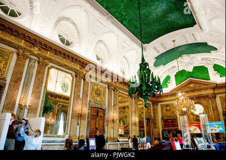 Innenraum der Königliche Palast von Brüssel (Belgien, 20/07/2009) Stockfoto