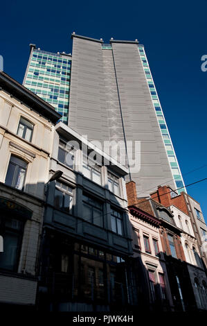 Eindruck der wallonischen Stadt Charleroi (Belgien, 24/10/2011) Stockfoto