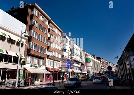 Eindruck der wallonischen Stadt Charleroi (Belgien, 24/10/2011) Stockfoto