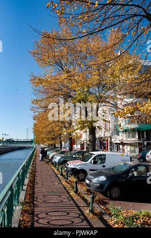 Eindruck der wallonischen Stadt Charleroi (Belgien, 24/10/2011) Stockfoto