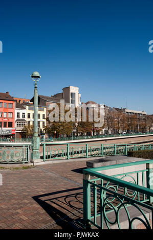 Eindruck der wallonischen Stadt Charleroi (Belgien, 24/10/2011) Stockfoto