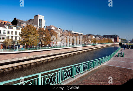 Eindruck der wallonischen Stadt Charleroi (Belgien, 24/10/2011) Stockfoto