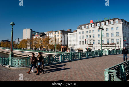 Eindruck der wallonischen Stadt Charleroi (Belgien, 24/10/2011) Stockfoto