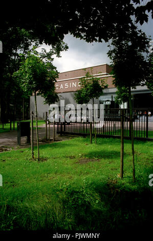 Das Casino modernes Kulturzentrum in Genk (Belgien, 31/08/2004) Stockfoto