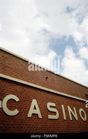 Das Casino modernes Kulturzentrum in Genk (Belgien, 31/08/2004) Stockfoto