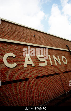 Das Casino modernes Kulturzentrum in Genk (Belgien, 31/08/2004) Stockfoto