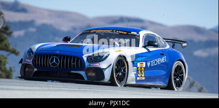 Monterey, CA, USA. 08 Sep, 2018. #33 A. Treiber Russell Ward/Damien Faulkner aus Rahal gerade während der Kontinentalen Monterey Grand Prix IMSA Continental Tire Sports Car Challenge Rennen an Weathertech Raceway Laguna Seca in Monterey, CA Thurman James/CSM/Alamy leben Nachrichten Stockfoto