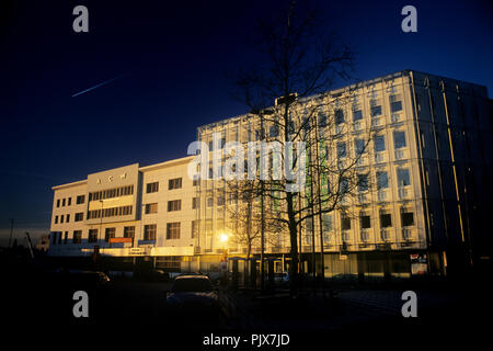 ACW Limburg Gebäude auf dem Monseigneur Broeckxplein in Hasselt (Belgien, 09/02/2008) Stockfoto