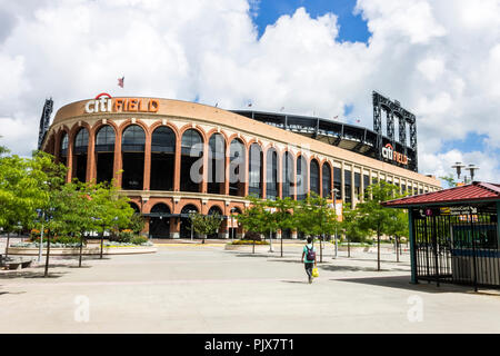 New York City. Citi Field, ein Baseball Park in Flushing Meadows Corona Park im Stadtteil Queens, Heimat der New York Mets des Na entfernt Stockfoto