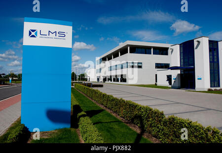 Die LMS international Headquarter in der haasrode Research Park in Heverlee (Belgien, 01/05/2010) Stockfoto