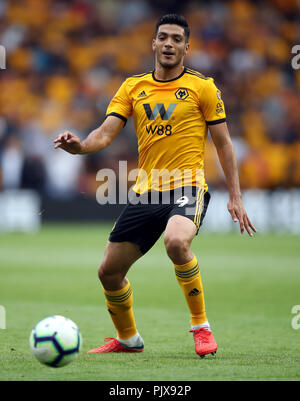 Foto vom 11-08-2018 von Wolverhampton Wanderers" Raul Jimenez. Stockfoto