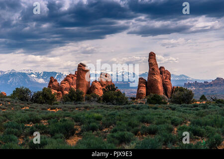 Arches-Nationalpark, Moab, Utah, USA Stockfoto