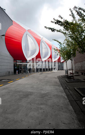 Der médiacité Shopping Mall in Lüttich, von Ron Arad (Belgien, 18/04/2014) Stockfoto