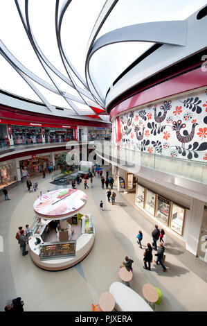 Der médiacité Shopping Mall in Lüttich, von Ron Arad (Belgien, 18/04/2014) Stockfoto