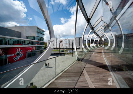 Der médiacité Shopping Mall in Lüttich, von Ron Arad (Belgien, 18/04/2014) Stockfoto