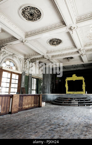 Die ehemalige Gemeinde Lage in Meulestede, von der Textilindustrie im 19. Jahrhundert finanziert, ein kulturelles Zentrum zu werden (Belgien, 29/03/2009) Stockfoto