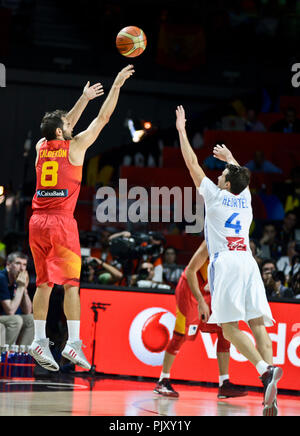 Jose Calderon. Spanien Basketball Nationalmannschaft Stockfoto