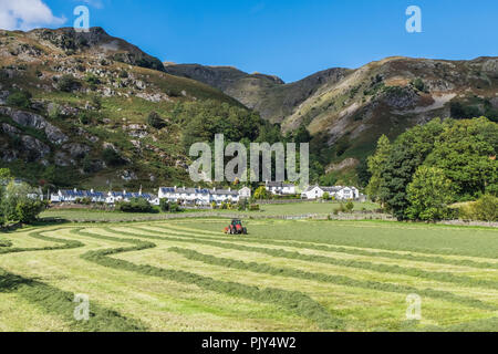 Pastoralen Szenen im Great Langdale des englischen Lake District Stockfoto