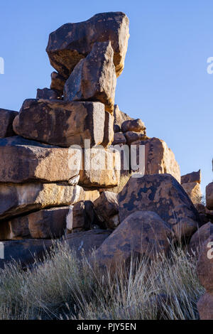 Felsen namibia Spielplatz der Giganten Sommer Stockfoto