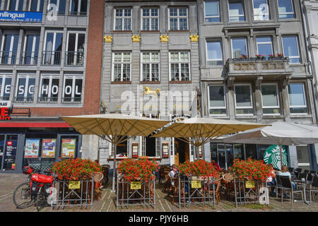 ' Restaurant ''Zum goldenen Einhorn'', Markt, Aachen, Nordrhein-Westfalen, Deutschland', Gaststaette "Zum Goldenen Einhorn", Markt, Nordrhein-Westfale Stockfoto