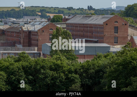 Parkhurst, Albany und Camp Hill Gefängnisse auf der Insel Wight. HMP Isle of Wight. Stockfoto