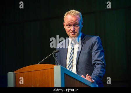 Scotsman Essen und Trinken Preise, EICC Scotsman Editor Frank O'Donnell Stockfoto