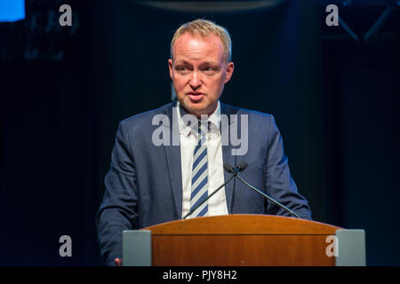 Scotsman Essen und Trinken Preise, EICC Scotsman Editor Frank O'Donnell Stockfoto