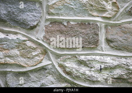Fassade aus Stein Wand-, Außen Stockfoto