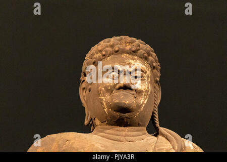 Ständigen Fudo Myo'o (Acalanatha), 12. Jahrhundert, Tokyo National Museum, Ueno Park, Taito-Ku, Tokio, Japan Stockfoto