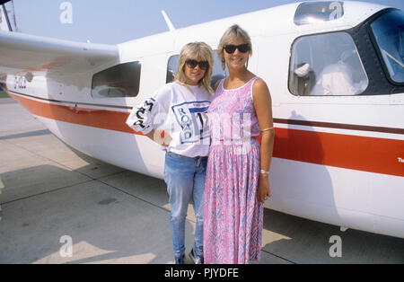 Samantha Fox (Carol Fuchs) am 01.09.1986 in Verona. | Verwendung weltweit Stockfoto