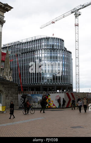 Eine Chamberlain Square Gebäude, das Teil des Paradise Circus Sanierung, Birmingham, Großbritannien Stockfoto