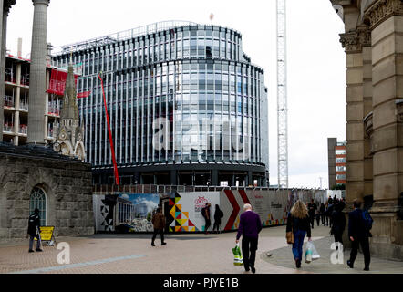 Eine Chamberlain Square Gebäude, das Teil des Paradise Circus Sanierung, Birmingham, Großbritannien Stockfoto