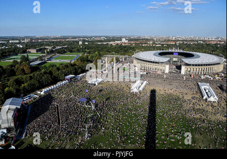 Berlin, Deutschland. 09 Sep, 2018. Die Musik Lollapalooza Festival findet auf dem Gelände des Olympischen Park. Quelle: Britta Pedersen/dpa/Alamy leben Nachrichten Stockfoto