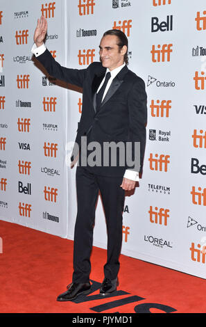 Toronto, Ontario, USA. 8. Sep 2018. 08.September 2018 - Toronto, Ontario, Kanada - Joaquin Phoenix. "Die Schwestern Brüder'' Premiere - 2018 Toronto International Film Festival in der Prinzessin von Wales statt. Photo Credit: Brent Perniac/AdMedia Credit: Brent Perniac/AdMedia/ZUMA Draht/Alamy leben Nachrichten Stockfoto