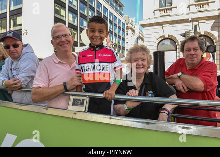 London, Großbritannien. 9. September 2018. Die Zuschauer während der OVO Energy Tour 2018 von Großbritannien - Etappe 8: Die Londoner Bühne am Sonntag, September 09, 2018, LONDON, England: Credit: Taka Wu/Alamy leben Nachrichten Stockfoto