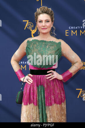 Los Angeles, CA, USA. 8. Sep 2018. 08.September 2018 - Los Angeles, Kalifornien - Madchen Amick. 2018 Creative Arts Emmys ausgezeichnet gehalten an Microsoft Theater. Photo Credit: F. Sadou/AdMedia Credit: F. Sadou/AdMedia/ZUMA Draht/Alamy leben Nachrichten Stockfoto