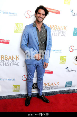 Burbank, USA. 9. September 2018. Schauspieler / Musiker Tyler Posey besucht die 10. jährliche Burbank International Film Festival Schließen Auszeichnungen zeigen am 9. September 2018 in Los Angeles Marriott Burbank Airport Hotel in Burbank, Kalifornien. Foto von Barry King/Alamy leben Nachrichten Stockfoto