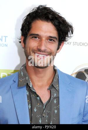 Burbank, USA. 9. September 2018. Schauspieler / Musiker Tyler Posey besucht die 10. jährliche Burbank International Film Festival Schließen Auszeichnungen zeigen am 9. September 2018 in Los Angeles Marriott Burbank Airport Hotel in Burbank, Kalifornien. Foto von Barry King/Alamy leben Nachrichten Stockfoto