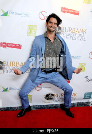 Burbank, USA. 9. September 2018. Schauspieler / Musiker Tyler Posey besucht die 10. jährliche Burbank International Film Festival Schließen Auszeichnungen zeigen am 9. September 2018 in Los Angeles Marriott Burbank Airport Hotel in Burbank, Kalifornien. Foto von Barry King/Alamy leben Nachrichten Stockfoto