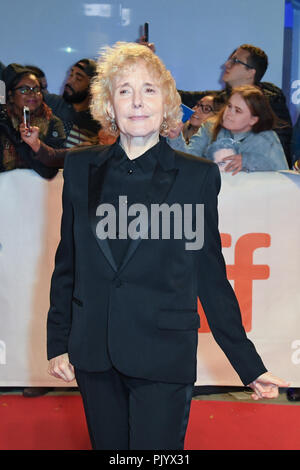 Toronto, Ontario, Kanada. 9 Sep, 2018. Regisseurin Claire Denis besucht "High Life" Premiere während der 2018 Toronto International Film Festival in der Roy Thompson Hallon September 09, 2018 in Toronto, Kanada Quelle: Igor Vidyashev/ZUMA Draht/Alamy leben Nachrichten Stockfoto