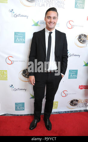 Burbank, USA. 9. September 2018. Matt Dallosta besucht die 10. jährliche Burbank International Film Festival Schließen Auszeichnungen zeigen am 9. September 2018 in Los Angeles Marriott Burbank Airport Hotel in Burbank, Kalifornien. Foto von Barry King/Alamy leben Nachrichten Stockfoto