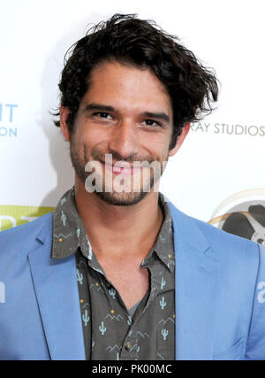 Burbank, USA. 9. September 2018. Schauspieler / Musiker Tyler Posey besucht die 10. jährliche Burbank International Film Festival Schließen Auszeichnungen zeigen am 9. September 2018 in Los Angeles Marriott Burbank Airport Hotel in Burbank, Kalifornien. Foto von Barry King/Alamy leben Nachrichten Stockfoto