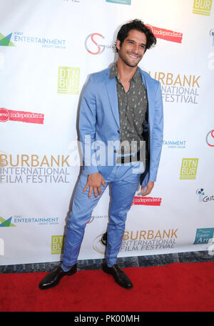 Burbank, USA. 9. September 2018. Schauspieler / Musiker Tyler Posey besucht die 10. jährliche Burbank International Film Festival Schließen Auszeichnungen zeigen am 9. September 2018 in Los Angeles Marriott Burbank Airport Hotel in Burbank, Kalifornien. Foto von Barry King/Alamy leben Nachrichten Stockfoto