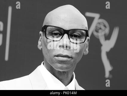 Los Angeles, Ca, USA. 9 Sep, 2018. Rupaul, 2018 Creative Arts Emmy Awards - Tag 2 auf der Microsoft Theatre L.A. Leben in Los Angeles, Kalifornien am 9. September 2018. Credit: Faye Sadou/Medien Punch/Alamy leben Nachrichten Stockfoto