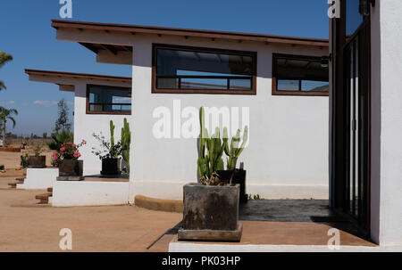 Villa Victoria im Valle de Guadalupe, Mexiko Stockfoto