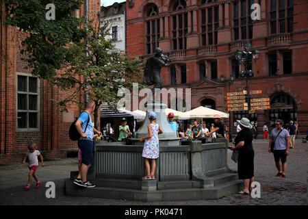 Alte Stadt Toruń (Thorn), Polen Stockfoto