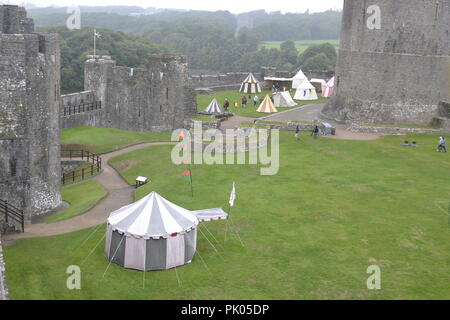 Pembroke Castle, Pembrokeshire, Wales, UK Stockfoto